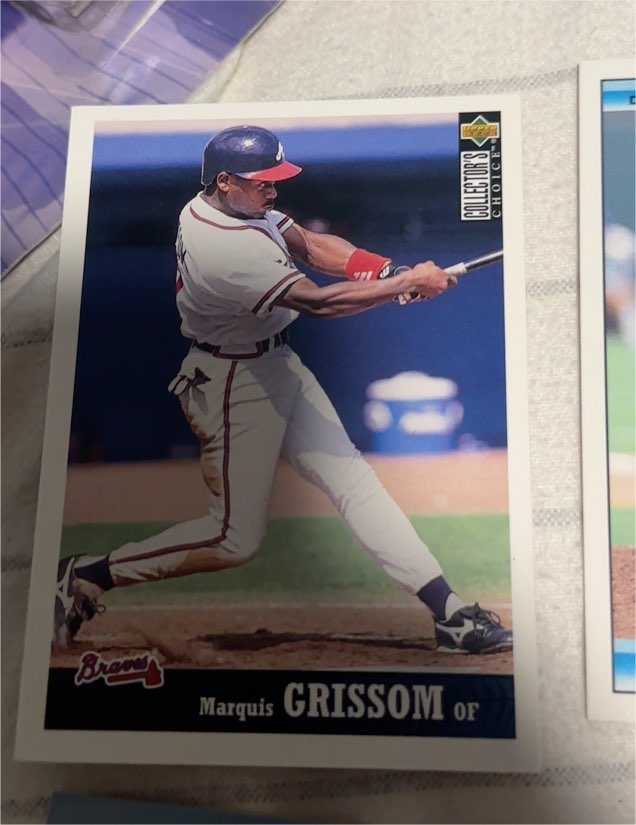 1997 Upper Deck Collector's Choice Marquis Grissom — front