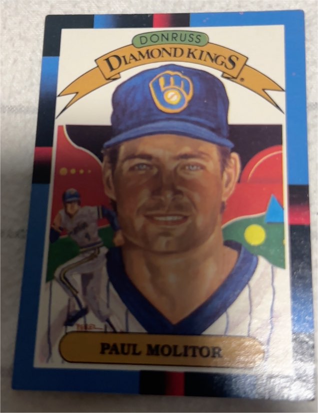 1988 Donruss Diamond Kings #7 Paul Molitor — front
