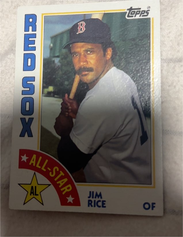 1984 Topps #401 Jim Rice — front