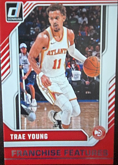 2024-25 Donruss #9 Trae Young Franchise Features — front