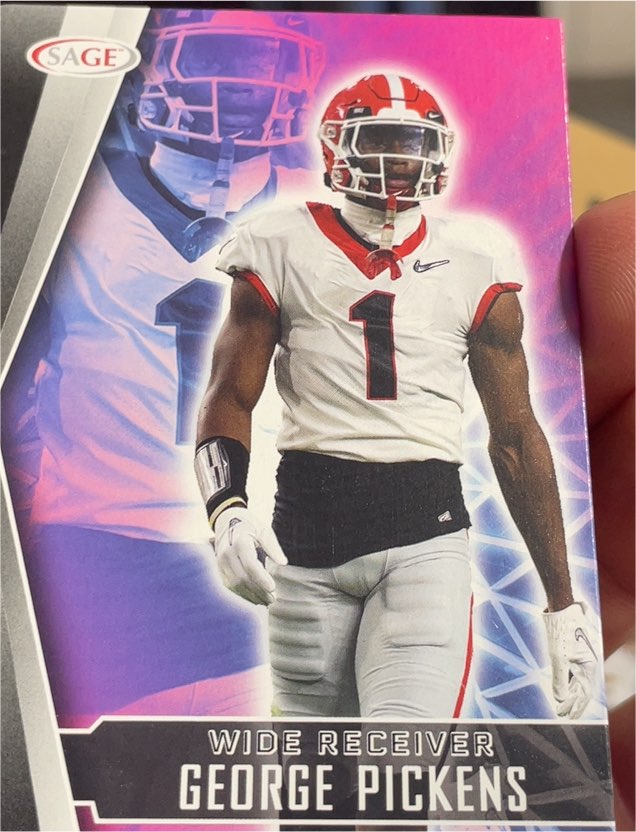 2022 SAGE #154 George Pickens — front
