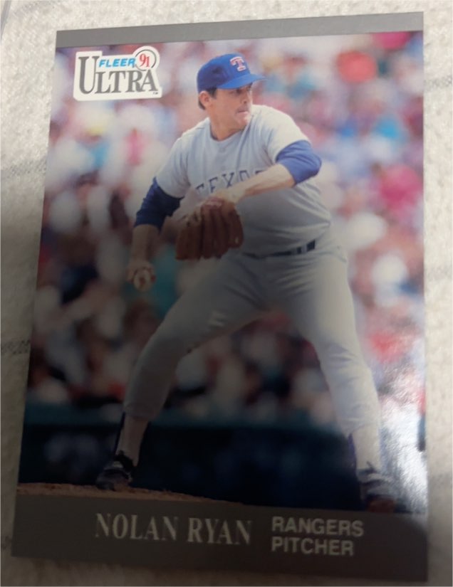 1991 Fleer Ultra #355 Nolan Ryan — front