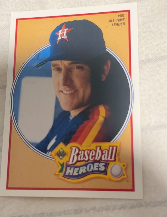 1991 Upper Deck Baseball Heroes #14 Nolan Ryan — front