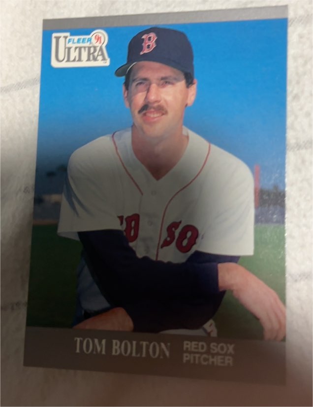 1991 Fleer Ultra #28 Tom Bolton — front