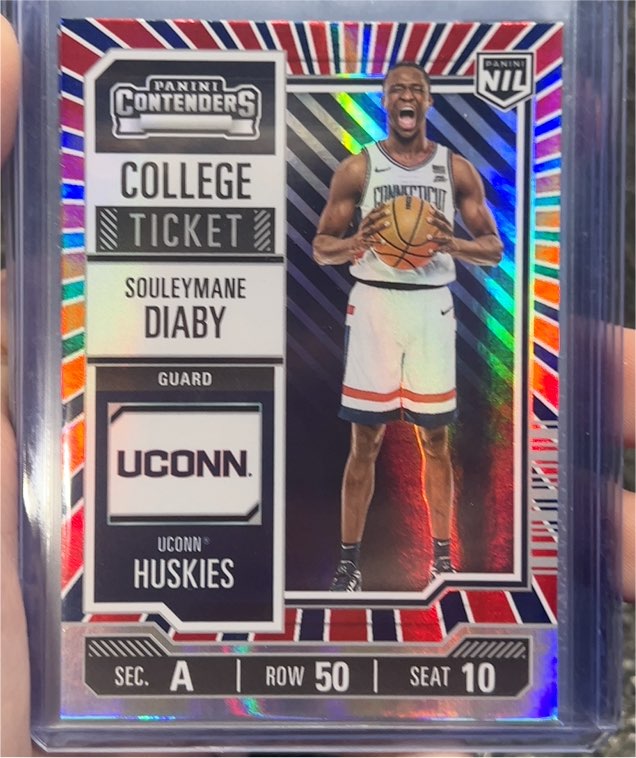 2024-25 Panini Contenders College Ticket #26 Souleymane Diaby — front