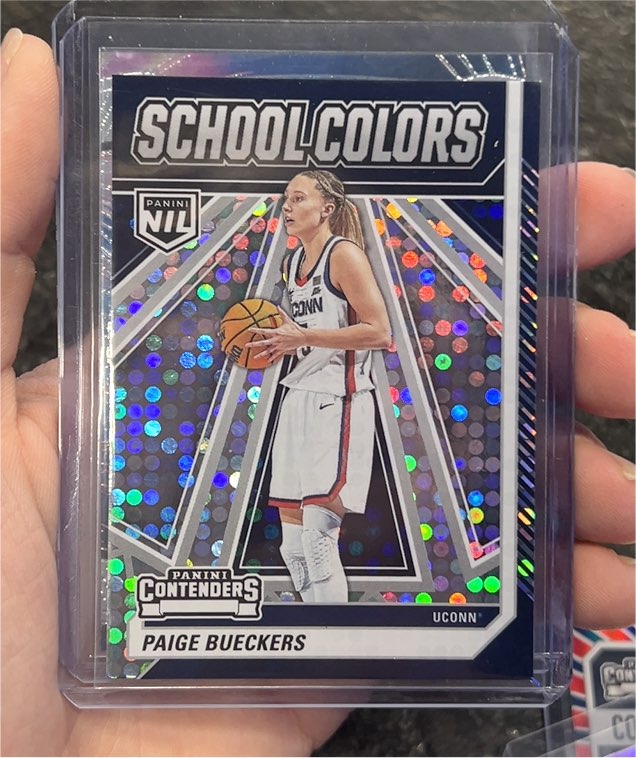 2024-25 Panini Contenders NIL School Colors #1 Paige Bueckers — front