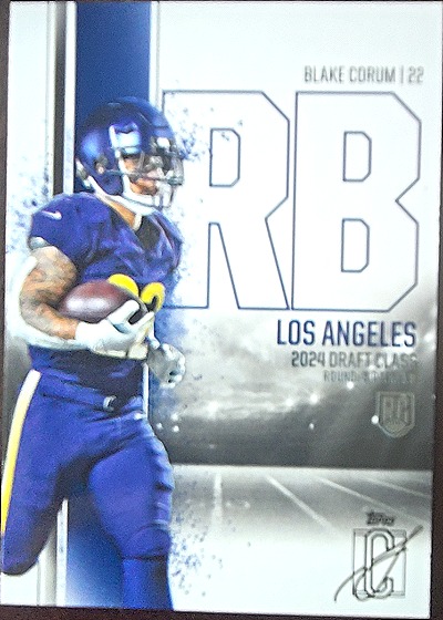 2024 Topps Signature Class #140 Blake Corum — front