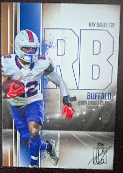 2024 Topps Signature Class #22 Ray Davis — front