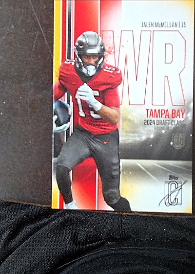 2024 Topps Signature Class #RCV-123 Jalen McMillan — front