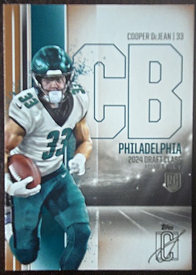 2024 Topps Signature Class #166 Cooper DeJean — front