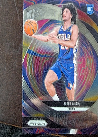 2024-25 Panini Prizm #10 Jared McCain Instant Impact — front