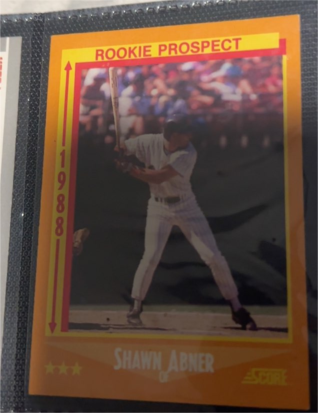 1988 Score #626 Shawn Abner — front