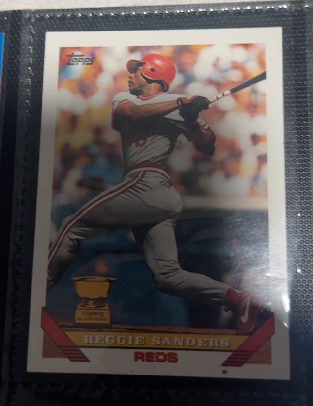 1993 Topps #83 Reggie Sanders — front