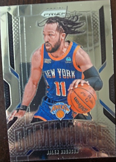 2024-25 Panini Prizm #17 Jalen Brunson Dominance — front