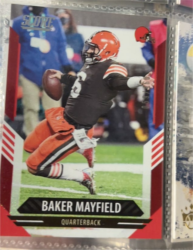 2021 Panini Score #104 Baker Mayfield — front