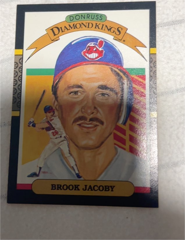 1987 Donruss #8 Brook Jacoby — front