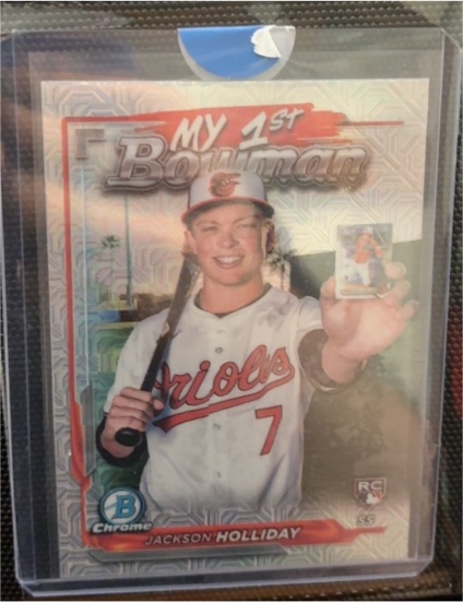 2024 Bowman Chrome My 1st Bowman #M1B-17 Jackson Holliday — front
