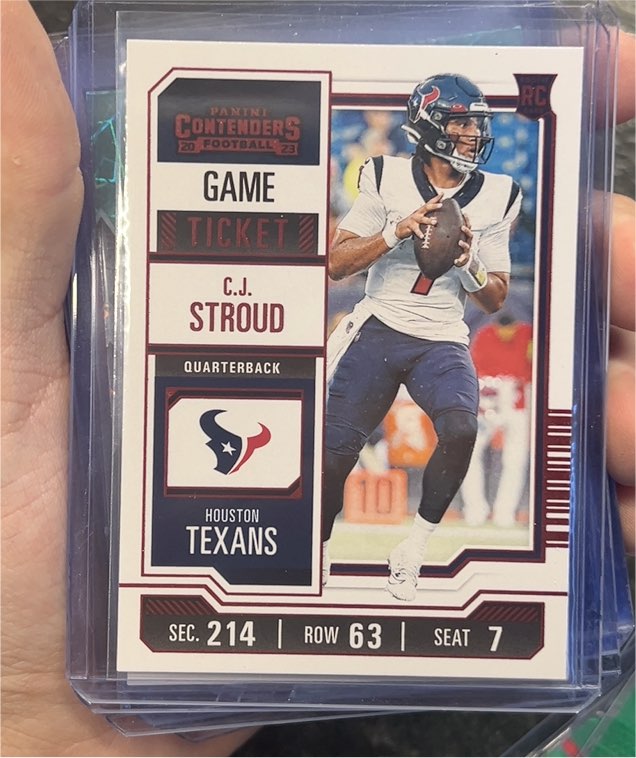 2023 Panini Contenders Season Ticket #40 C.J. Stroud — front
