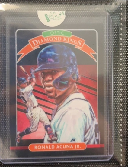 2020 Panini Donruss Optic Diamond Kings #8 Ronald Acuna Jr. — front