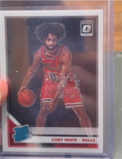 2019-20 Donruss Optic #180 Coby White — front