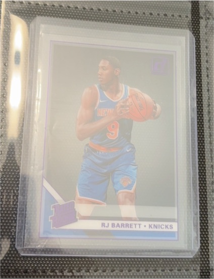 2019-20 Donruss Clearly Rated Rookie #53 RJ Barrett — front
