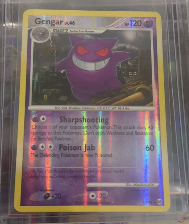 2009 Pokémon Platinum Arceus #17 Gengar — front