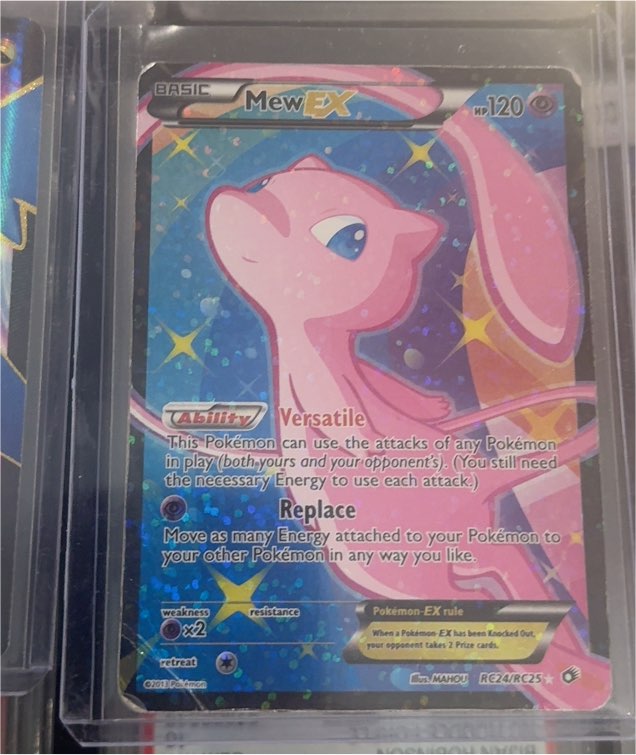 2013 Pokémon Legendary Treasures Radiant Collection RC24 Mew EX — front