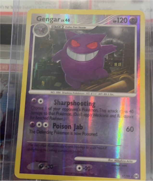 2009 Pokémon Platinum Arceus #17 Gengar — front