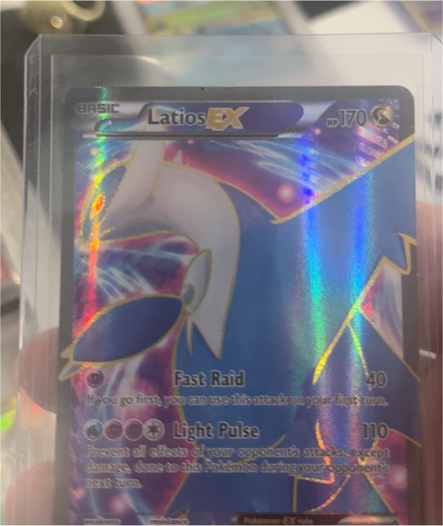 2015 Pokémon XY Roaring Skies #101 Latios EX — front