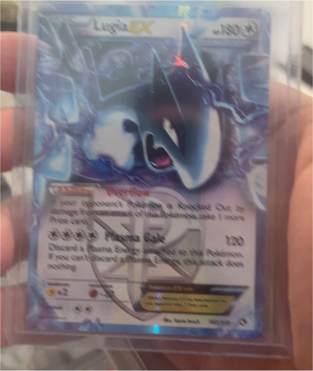 2013 Pokémon Black & White Plasma Storm #108 Lugia EX — front
