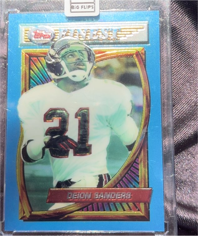 1994 Topps Finest #206 Deion Sanders — front