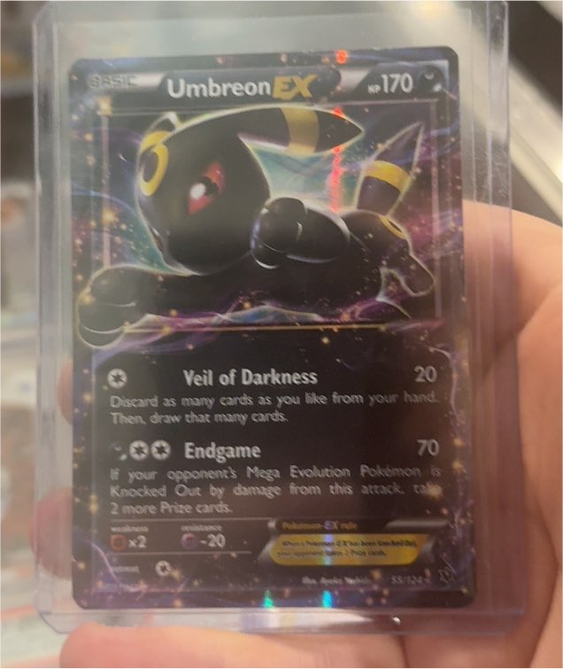 2016 Pokémon XY Fates Collide #55 Umbreon EX — front