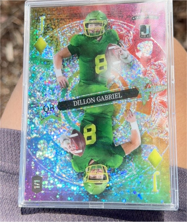 2023 Wild Card 5 Card Draw Stacked Deck Dillon Gabriel — front