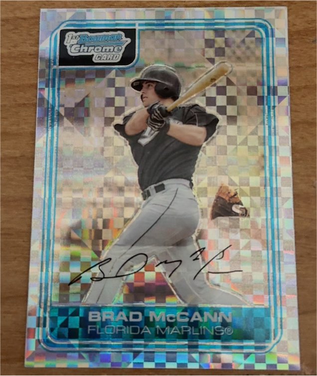 2006 Bowman Chrome Prospects X-Fractor #BC83 Brad McCann — front