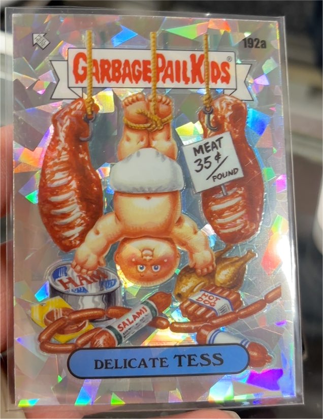 2022 Topps Chrome Garbage Pail Kids Original Series 5 #192a Delicate Tess — front