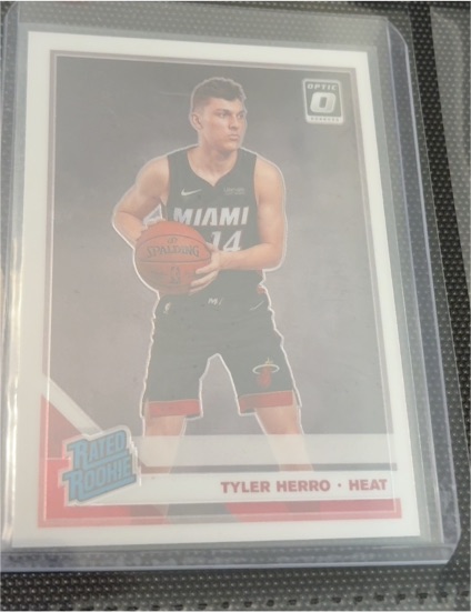 2019-20 Panini Donruss Optic #172 Tyler Herro Rated Rookie — front