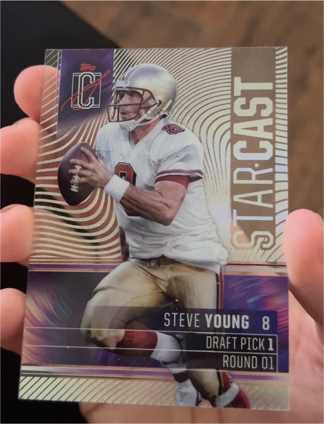 2024 Topps Signature Class #SC-20 Steve Young Star Cast — front