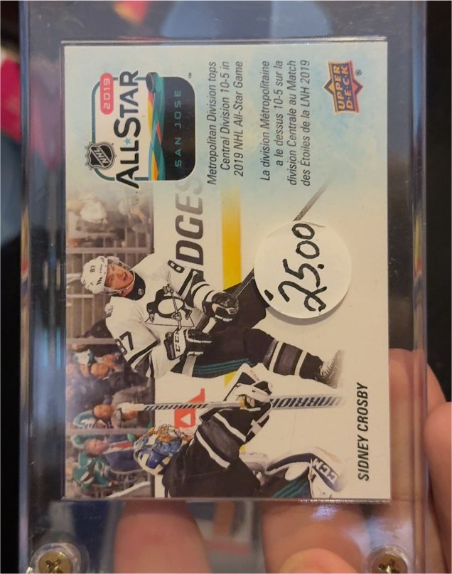 2019-20 Upper Deck Tim Hortons All-Star #SE-6 Sidney Crosby — front