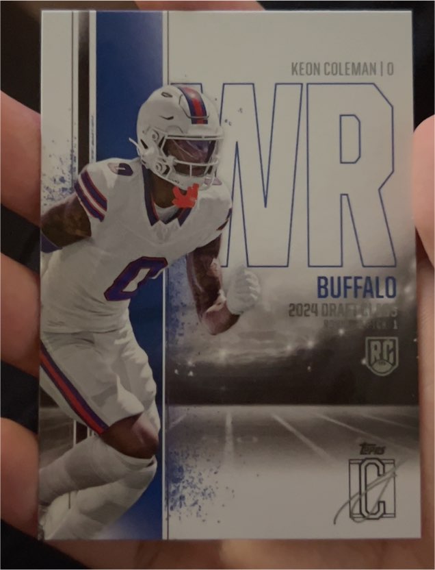 2024 Topps Signature Class #73 Keon Coleman Buffalo Bills Rookie — front