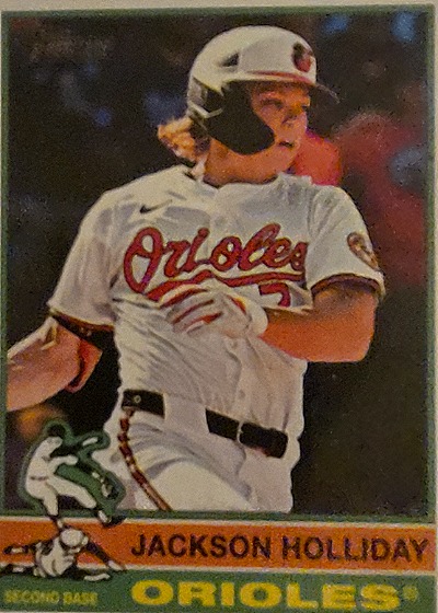 2025 Topps Heritage #329 Jackson Holliday — front