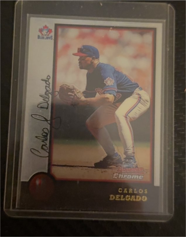 1998 Bowman Chrome #235 Carlos Delgado — front