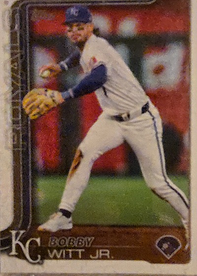 2025 Topps #100 Bobby Witt Jr. — front