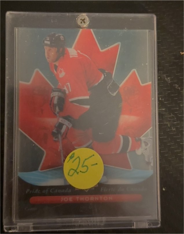 2009-10 Upper Deck McDonald's Pride of Canada #PC6 Joe Thornton — front
