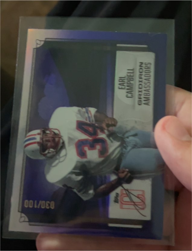 2024 Topps Signature Class Gridiron Ambassadors #GA-29 Earl Campbell — front