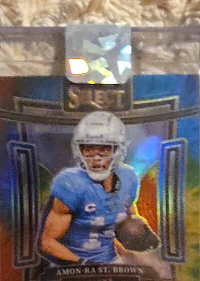 2023 Panini Select #SIG-AST Amon-Ra St. Brown — front