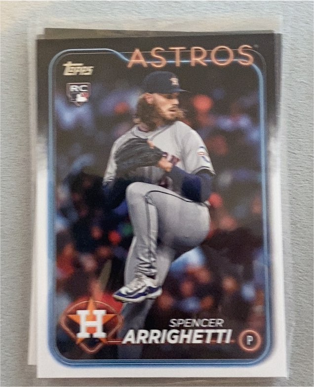 2024 Topps Update #US52 Spencer Arrighetti — front
