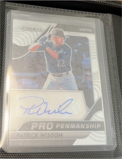 2020 Panini Prizm Pro Penmanship #PP-PW Patrick Wisdom — front