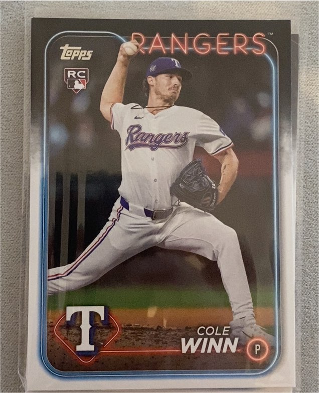 2024 Topps Update #US109 Cole Winn — front