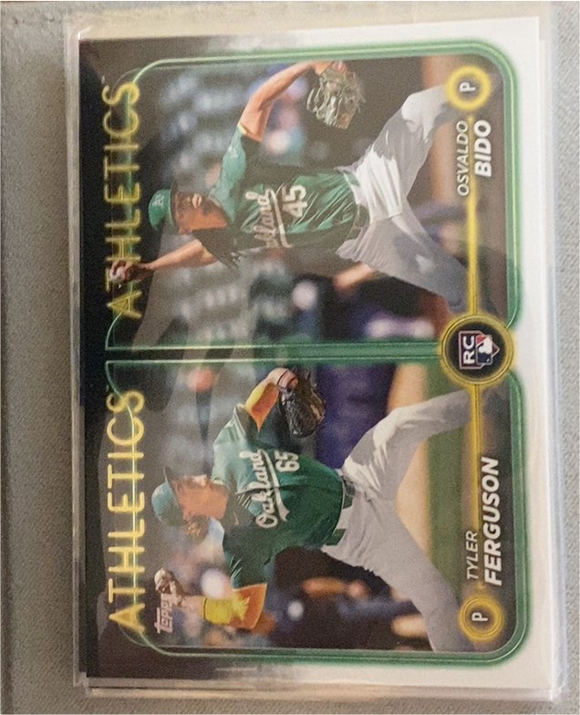 2024 Topps Update #US69 Osvaldo Bido / Tyler Ferguson — front
