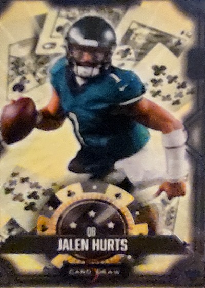 2024 Wild Card 5 Card Draw #S5CDCL-JH Jalen Hurts — front